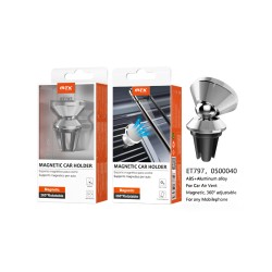 MTK MAGNETIC CAR AIR VENT HOLDER ET797 PL SILVER  MTK MAGNETIC CAR AIR VENT HOLDER ET797 PL SILVER